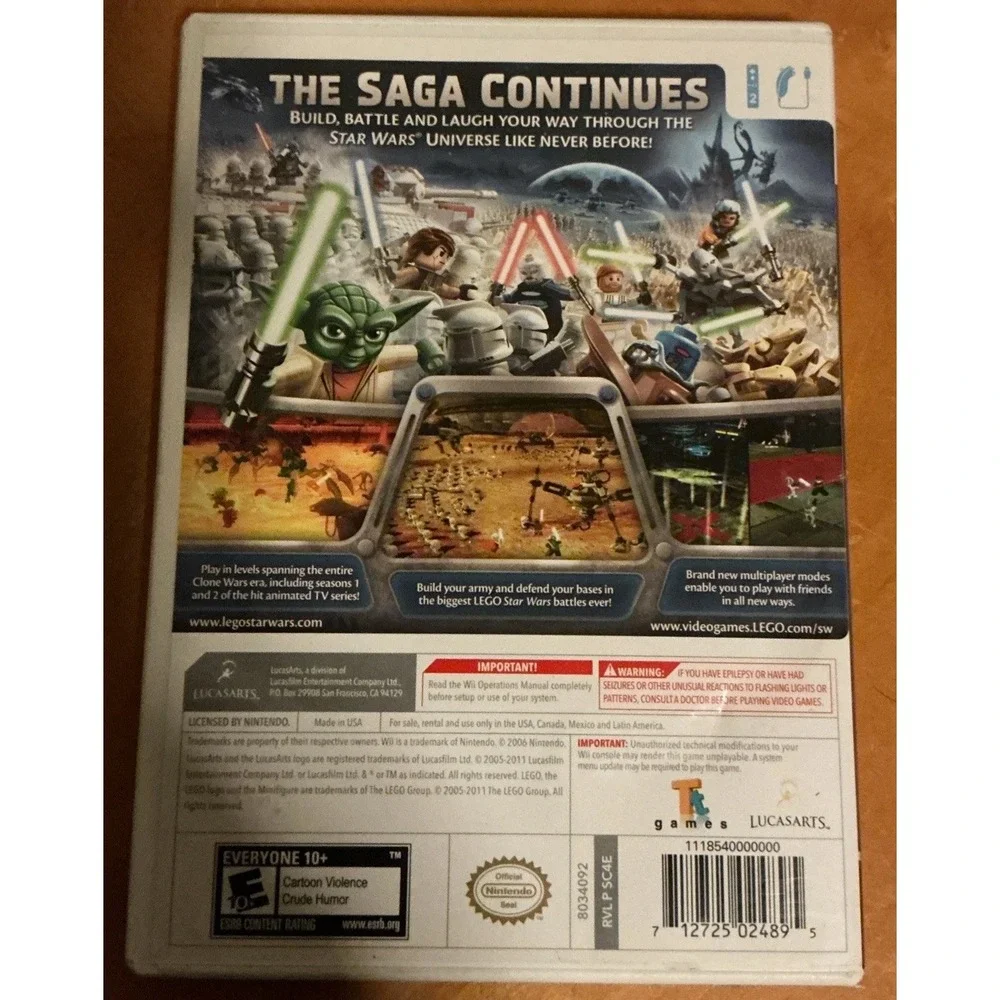 LEGO Star Wars III:‎ The Clone Wars 3 (Nintendo Wii)